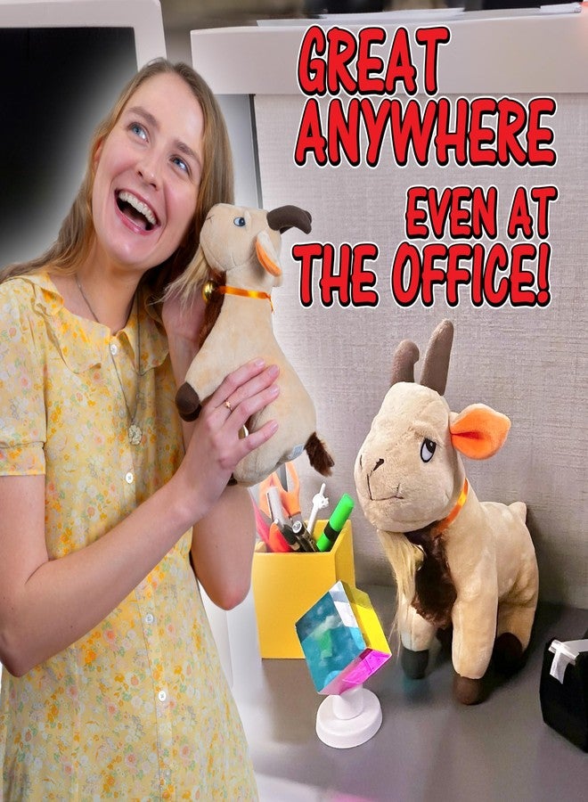 Twiddler Toys Screaming Goat Toy - 11” Plush Desk Toy Makes Hilarious Screaming Sound - Funny Gag Gift for Friends and Coworkers - Image 4
